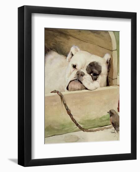 Bulldog, 1927-Cecil Aldin-Framed Giclee Print