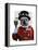 Bulldog Beefeater-Fab Funky-Framed Stretched Canvas