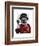 Bulldog Beefeater-Fab Funky-Framed Art Print