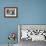 Bulldog Mix Puppy Sleeping on Gray Sofa at Home-Anna Hoychuk-Framed Photographic Print displayed on a wall
