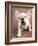 Bulldog Puppy Wearing Angel Wings-Peter M. Fisher-Framed Photographic Print