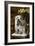 Bulldog Sitting on Chair-null-Framed Photographic Print