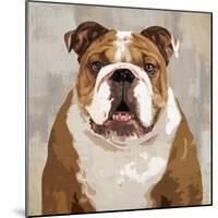 Bulldog-Keri Rodgers-Mounted Giclee Print