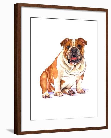 Bulldog-Wendy Edelson-Framed Giclee Print