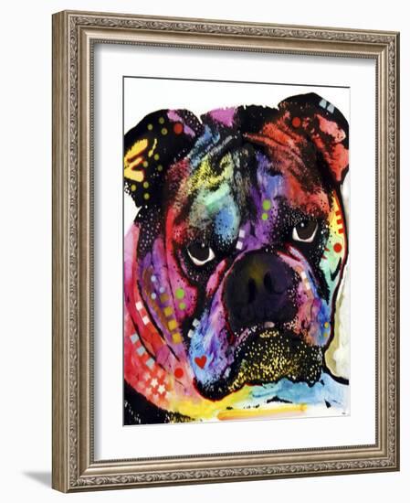 Bulldog-Dean Russo-Framed Giclee Print