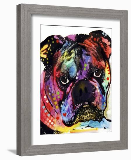 Bulldog-Dean Russo-Framed Giclee Print