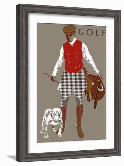 Bulldog-null-Framed Giclee Print