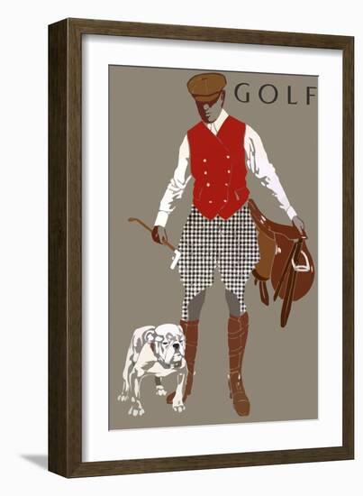 Bulldog-null-Framed Giclee Print