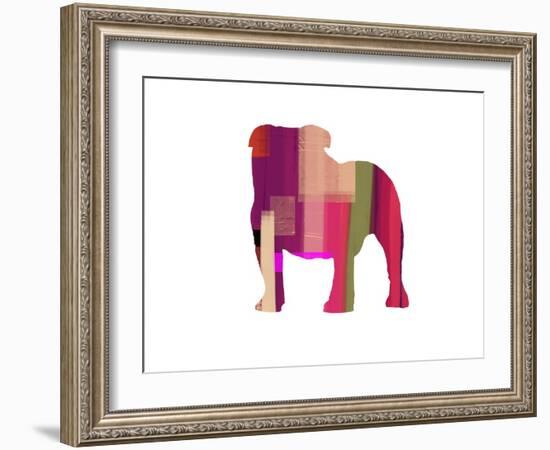 Bulldog-NaxArt-Framed Art Print