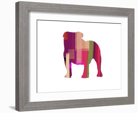 Bulldog-NaxArt-Framed Art Print