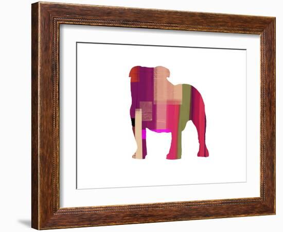 Bulldog-NaxArt-Framed Art Print