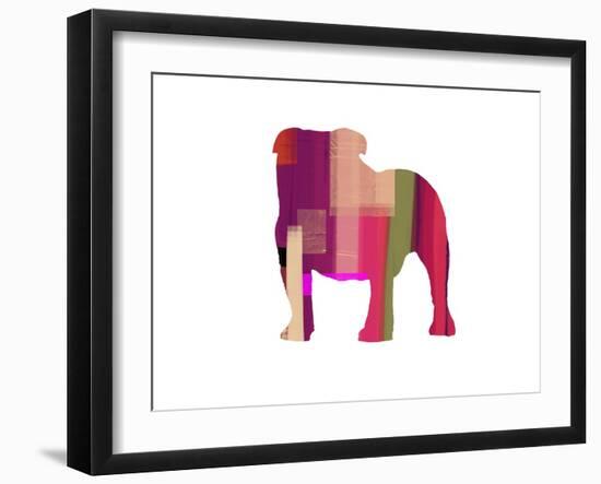 Bulldog-NaxArt-Framed Art Print