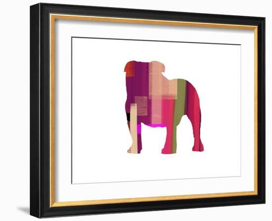 Bulldog-NaxArt-Framed Art Print