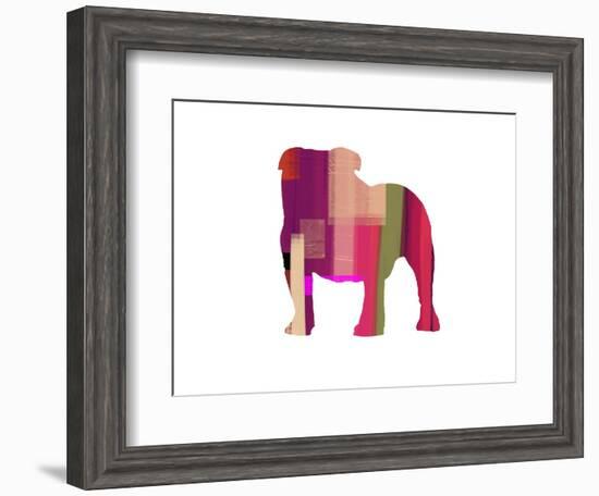 Bulldog-NaxArt-Framed Art Print