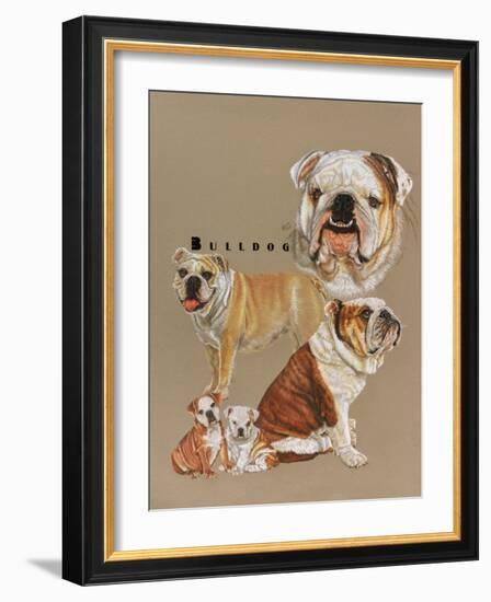 Bulldog-Barbara Keith-Framed Giclee Print