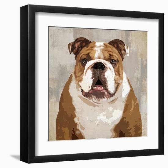 Bulldog-Keri Rodgers-Framed Art Print