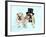 Bulldogs Male and Female-null-Framed Photographic Print