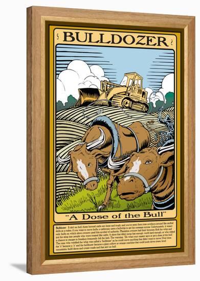 Bulldozer-Wilbur Pierce-Framed Stretched Canvas