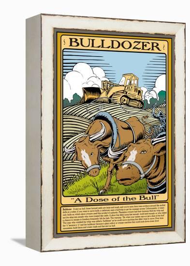 Bulldozer-Wilbur Pierce-Framed Stretched Canvas