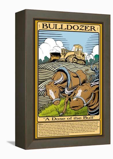 Bulldozer-Wilbur Pierce-Framed Stretched Canvas
