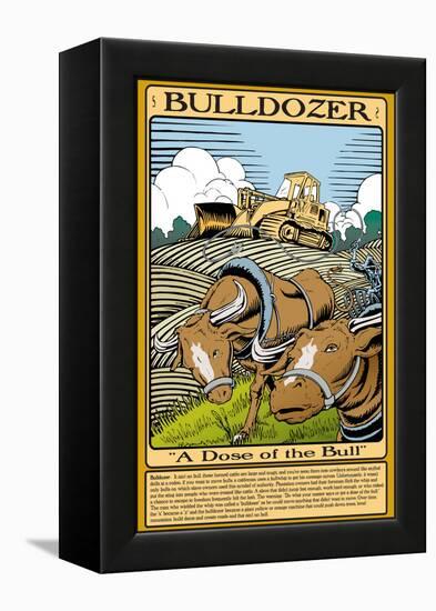 Bulldozer-Wilbur Pierce-Framed Stretched Canvas