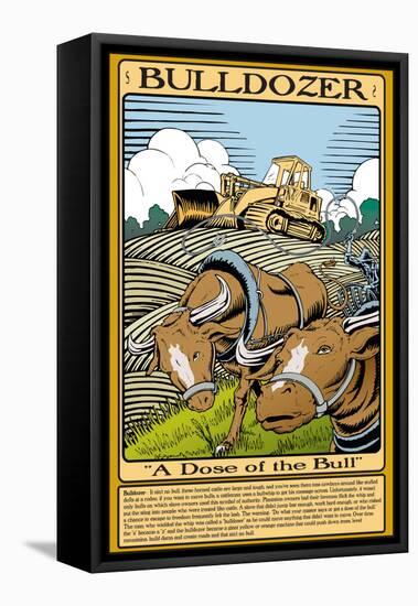 Bulldozer-Wilbur Pierce-Framed Stretched Canvas