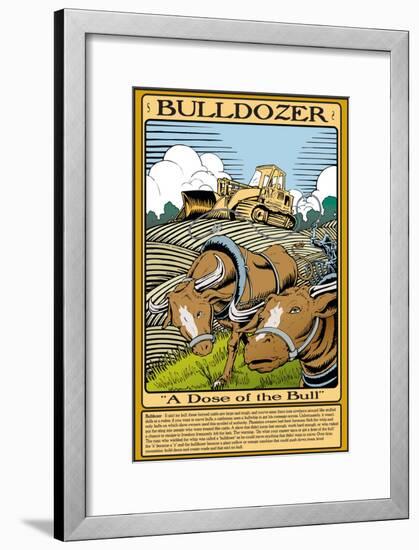 Bulldozer-Wilbur Pierce-Framed Art Print