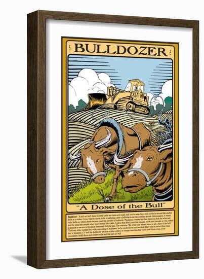 Bulldozer-Wilbur Pierce-Framed Art Print