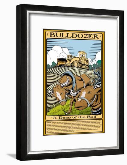 Bulldozer-Wilbur Pierce-Framed Art Print