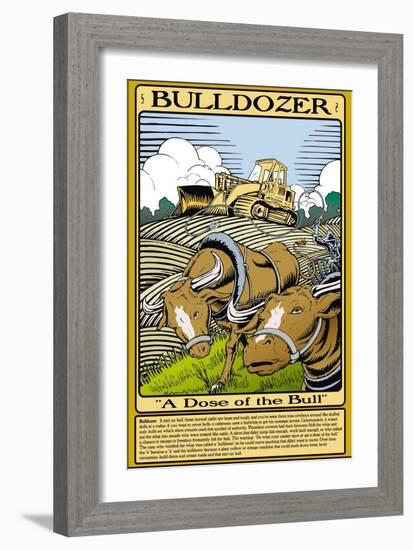 Bulldozer-Wilbur Pierce-Framed Art Print