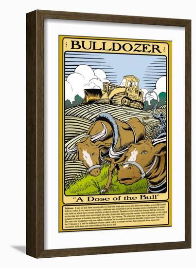 Bulldozer-Wilbur Pierce-Framed Art Print