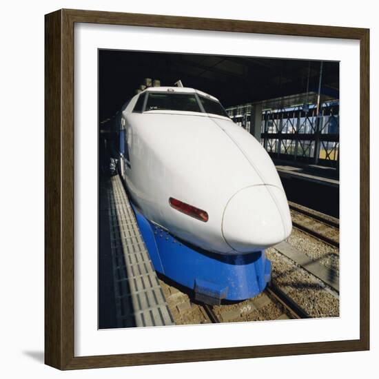 Bullet Train, Tokyo, Japan-Christopher Rennie-Framed Photographic Print