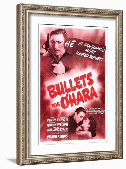 Bullets For O'Hara, Anthony Quinn, Anthony Quinn, Joan Perry, 1941-null-Framed Art Print