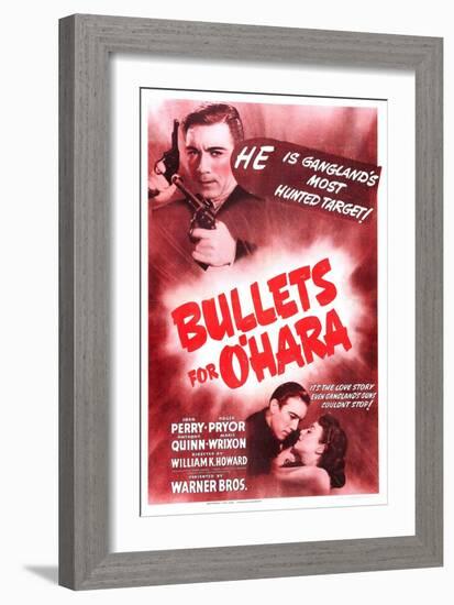 Bullets For O'Hara, Anthony Quinn, Anthony Quinn, Joan Perry, 1941-null-Framed Art Print