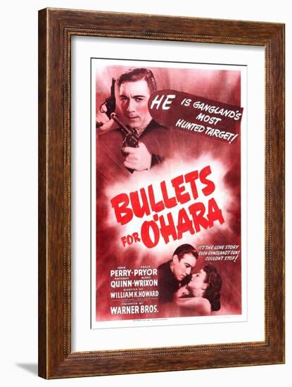 Bullets For O'Hara, Anthony Quinn, Anthony Quinn, Joan Perry, 1941-null-Framed Art Print