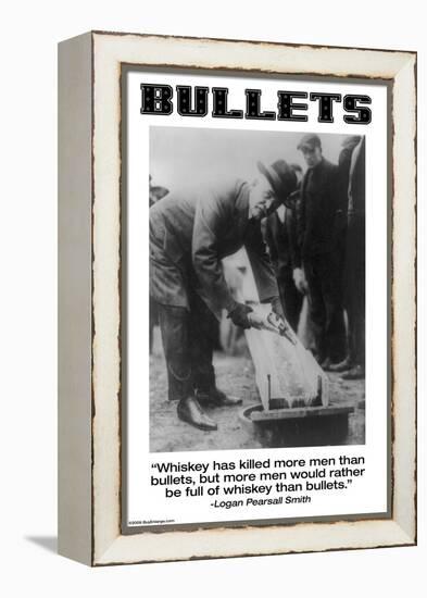 Bullets-Wilbur Pierce-Framed Stretched Canvas