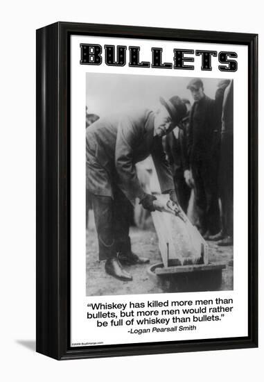 Bullets-Wilbur Pierce-Framed Stretched Canvas