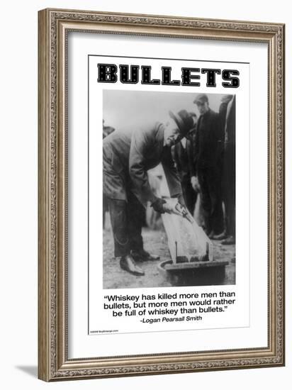 Bullets-Wilbur Pierce-Framed Art Print