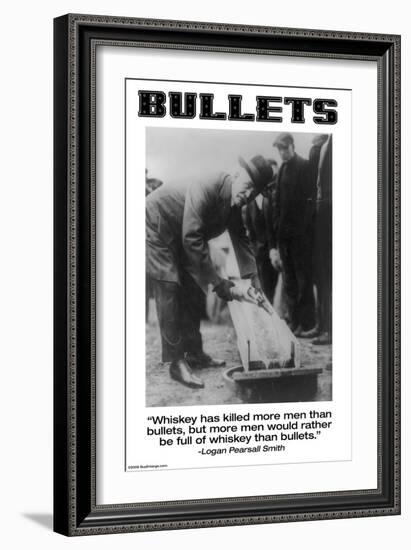 Bullets-Wilbur Pierce-Framed Art Print