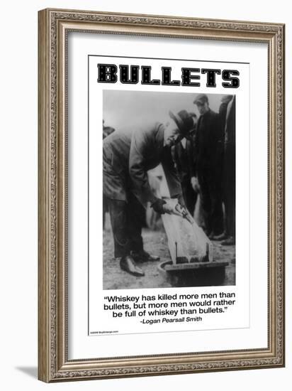 Bullets-Wilbur Pierce-Framed Art Print