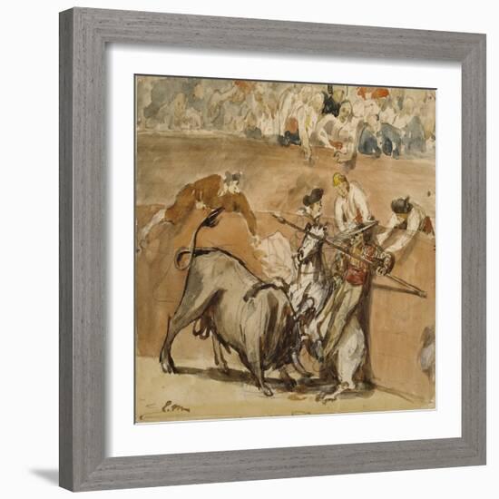 Bullfight, 1865-Edouard Manet-Framed Giclee Print