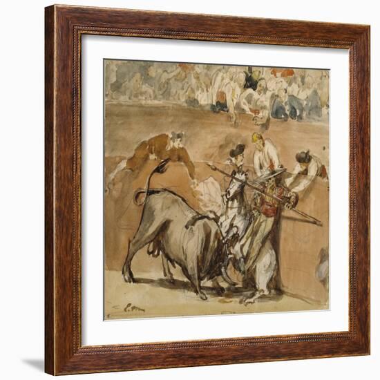 Bullfight, 1865-Edouard Manet-Framed Giclee Print