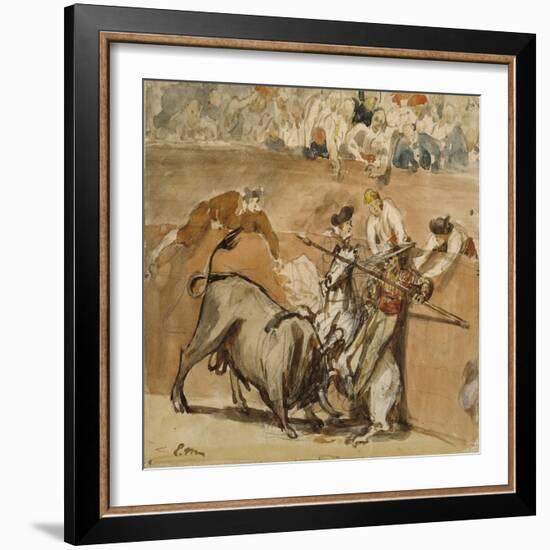 Bullfight, 1865-Edouard Manet-Framed Giclee Print