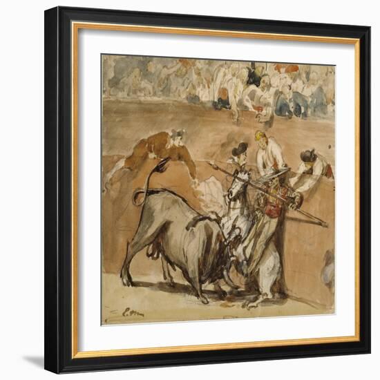 Bullfight, 1865-Edouard Manet-Framed Giclee Print