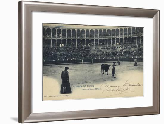 Bullfight - Going for the Kill-null-Framed Photographic Print