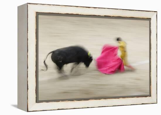 Bullfight in the Plaza De Toros Monumental De Las Ventas-Jon Hicks-Framed Premier Image Canvas