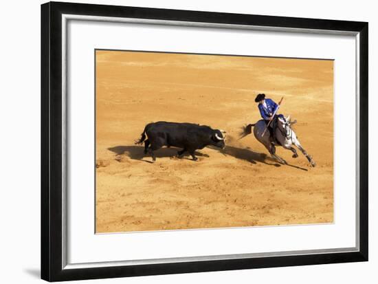 Bullfight, Jerez De La Frontera, Cadiz Province, Andalusia, Spain-Neil Farrin-Framed Photographic Print