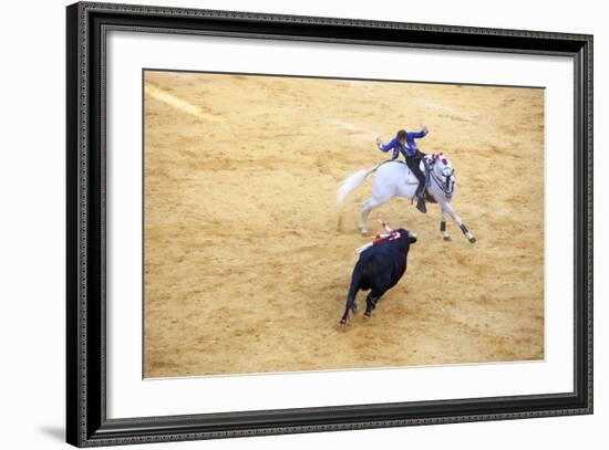 Bullfight, Jerez De La Frontera, Cadiz Province, Andalusia, Spain-Neil Farrin-Framed Photographic Print