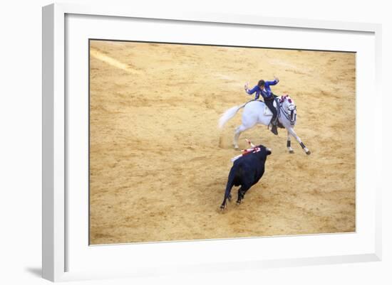 Bullfight, Jerez De La Frontera, Cadiz Province, Andalusia, Spain-Neil Farrin-Framed Photographic Print