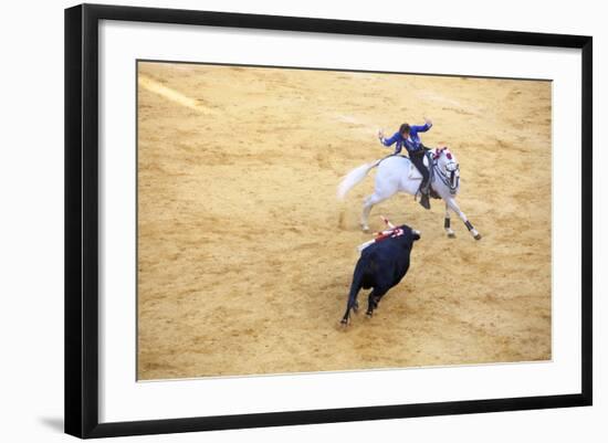 Bullfight, Jerez De La Frontera, Cadiz Province, Andalusia, Spain-Neil Farrin-Framed Photographic Print